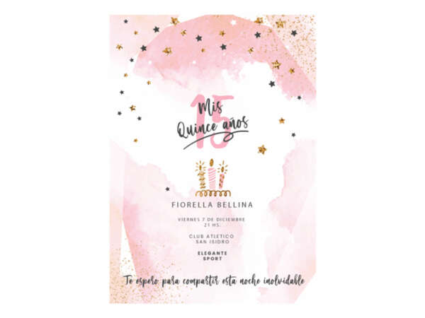 Tarjetas de 15